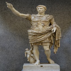 Augustus, the first Roman Emperor.